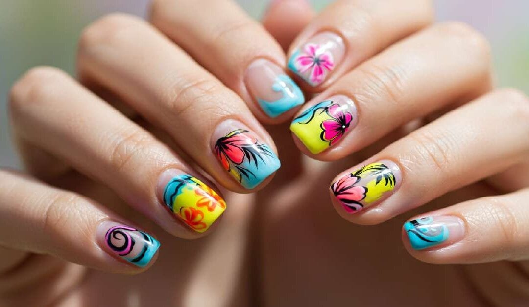 Vibrant Summer Nail Art Design: Color on Your Fingertips