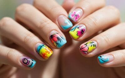 Vibrant Summer Nail Art Design: Color on Your Fingertips